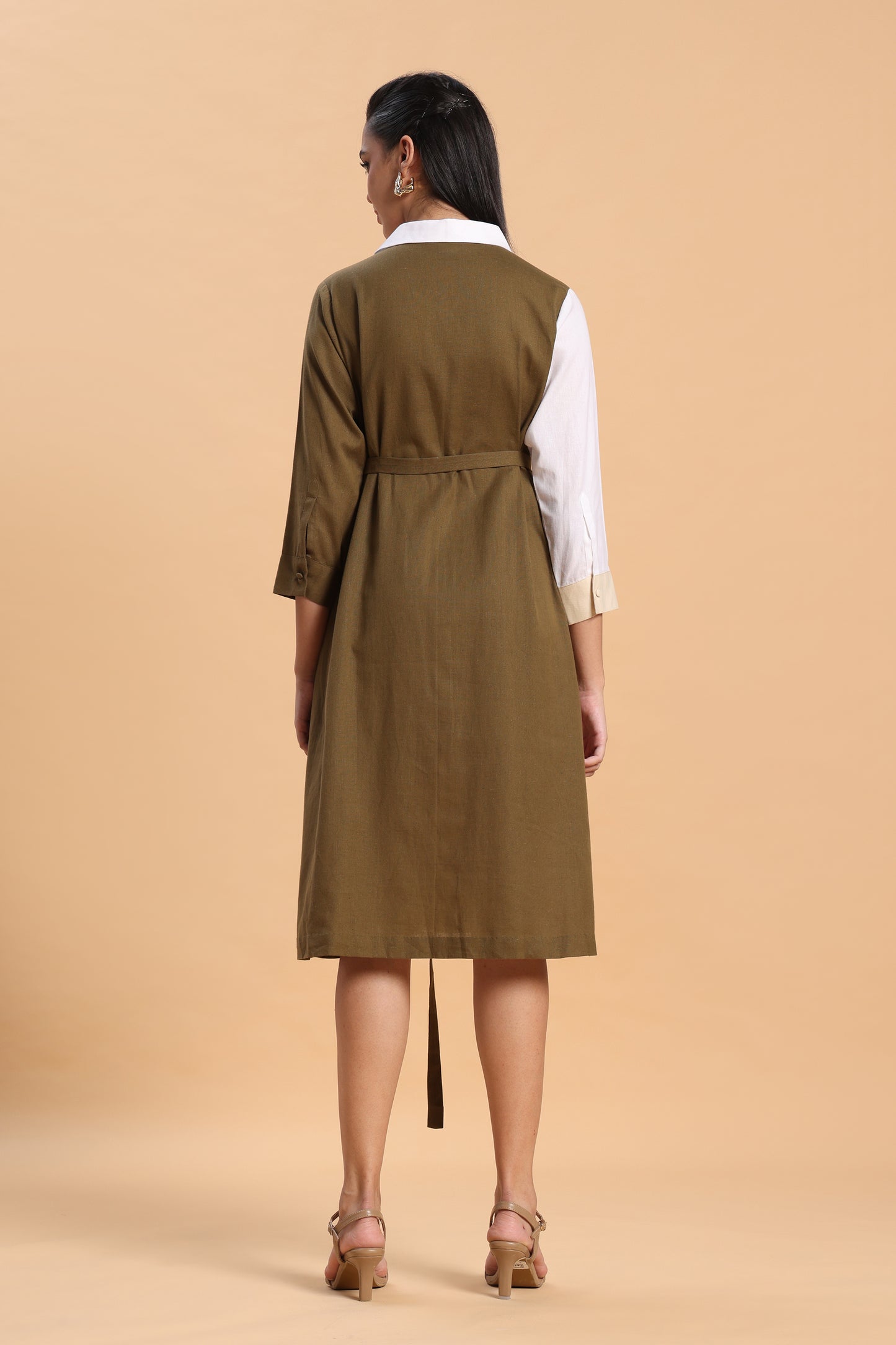 Green Linen dress